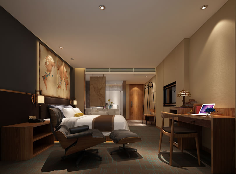 喆啡酒店-阿勒泰店效果图_精选